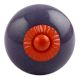 Purple Round Orange Fitting Ceramic Knob